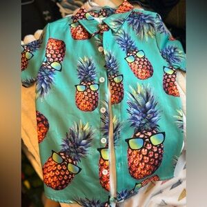Tropical Pineapple Kids Shirt